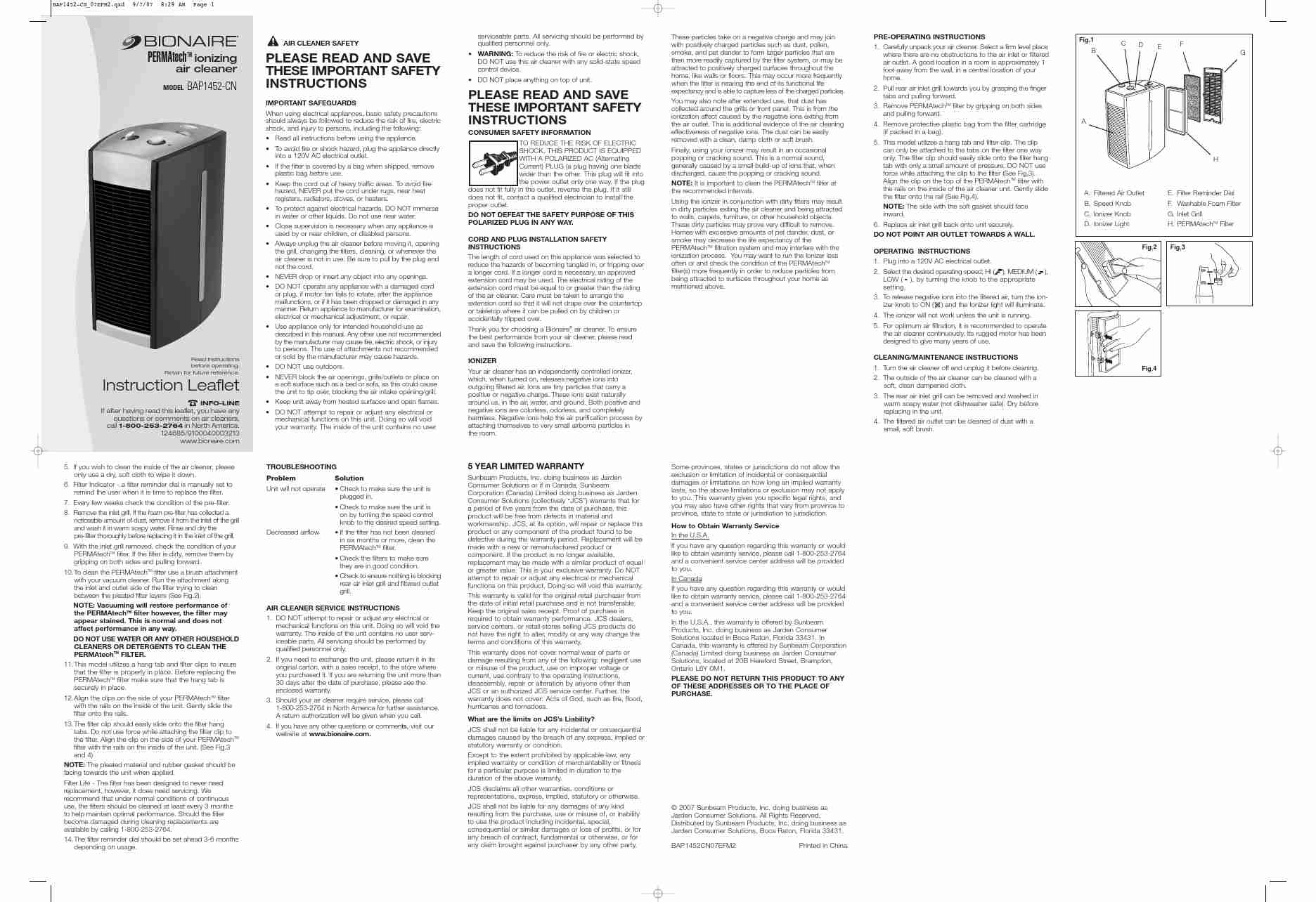 Bionaire Air Cleaner BAP1452CN07EFM2-page_pdf